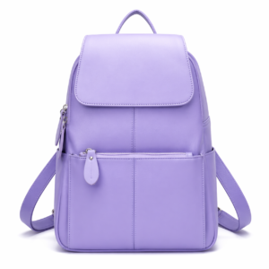 Sac à dos femme antivol en cuir véritable - grande capacité - style élégant.