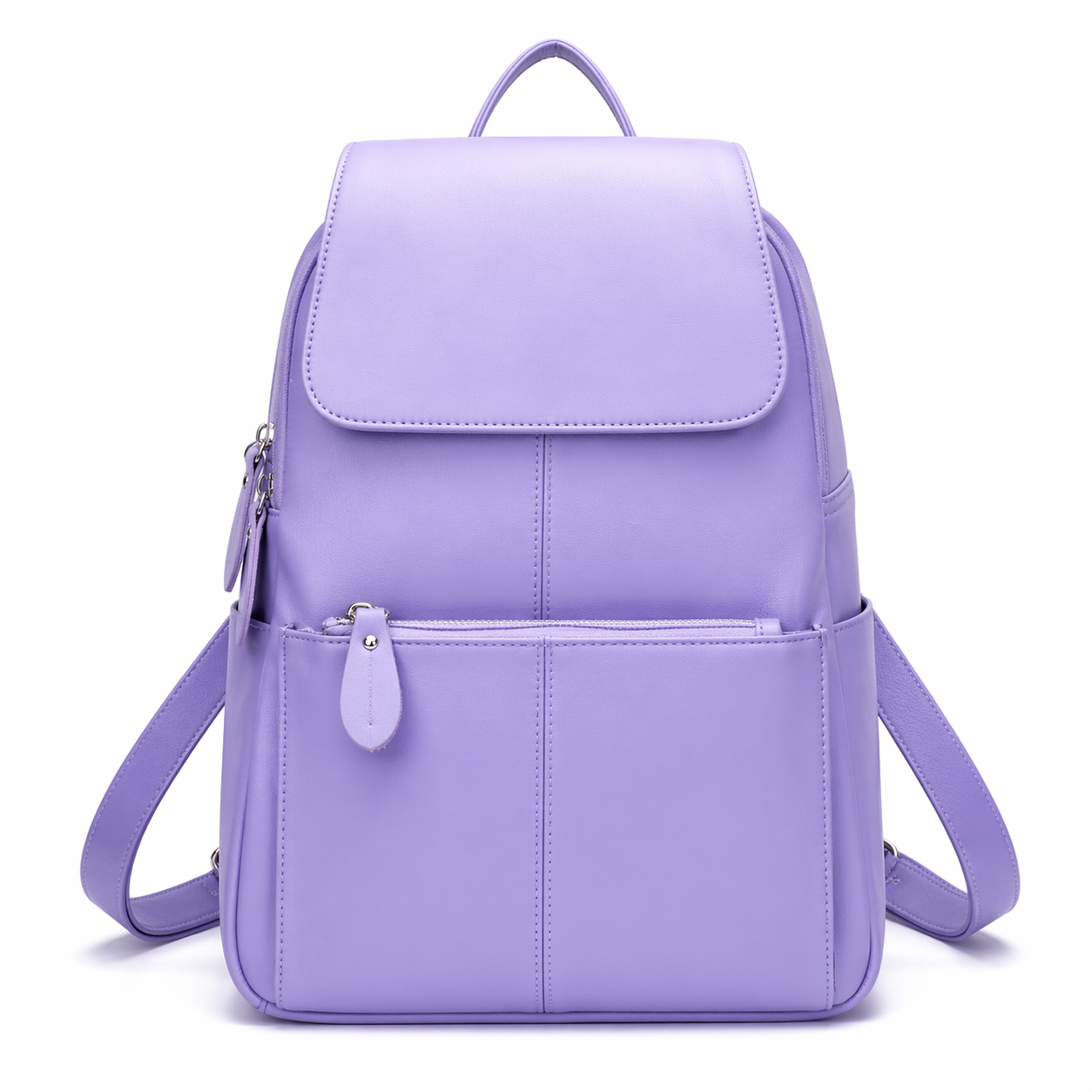 Sac à dos femme antivol en cuir véritable - grande capacité - style élégant.