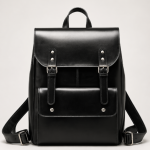 Sac à dos ordinateur en cuir véritable 14 pouces – grande capacité et antivol