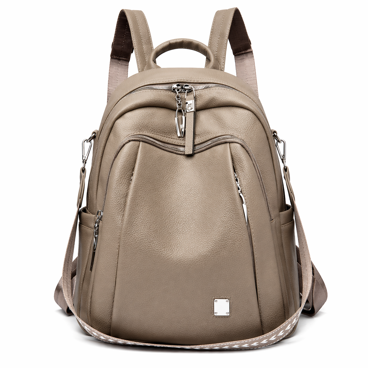 Sac à dos ordinateur en cuir étanche – grande capacité et antivol