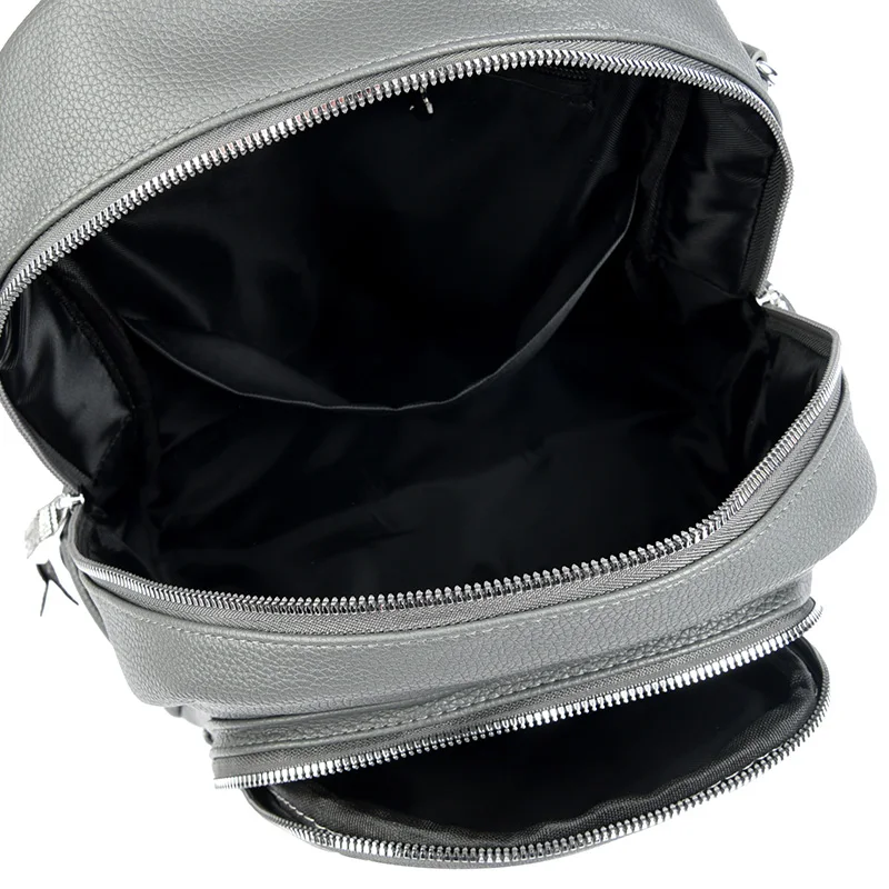Sac à dos ordinateur en cuir étanche – grande capacité et antivol – Image 6