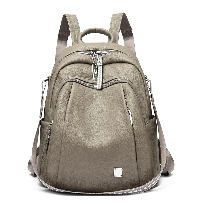 Sac à dos ordinateur en cuir étanche – grande capacité et antivol – Image 9