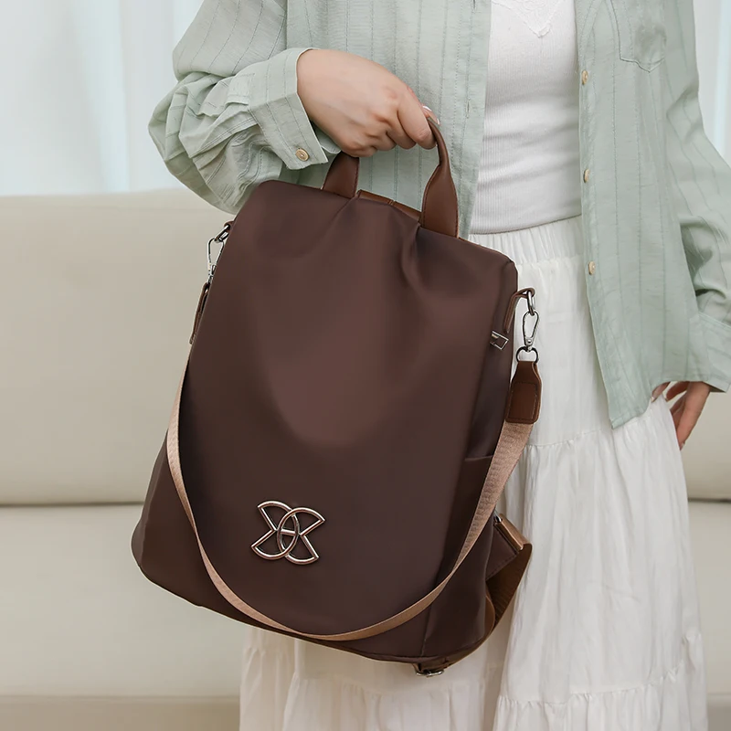 Sac à dos femme antivol en nylon - grande capacité - design moderne. – Image 5