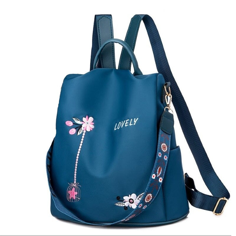 sac à dos imperméable broderie