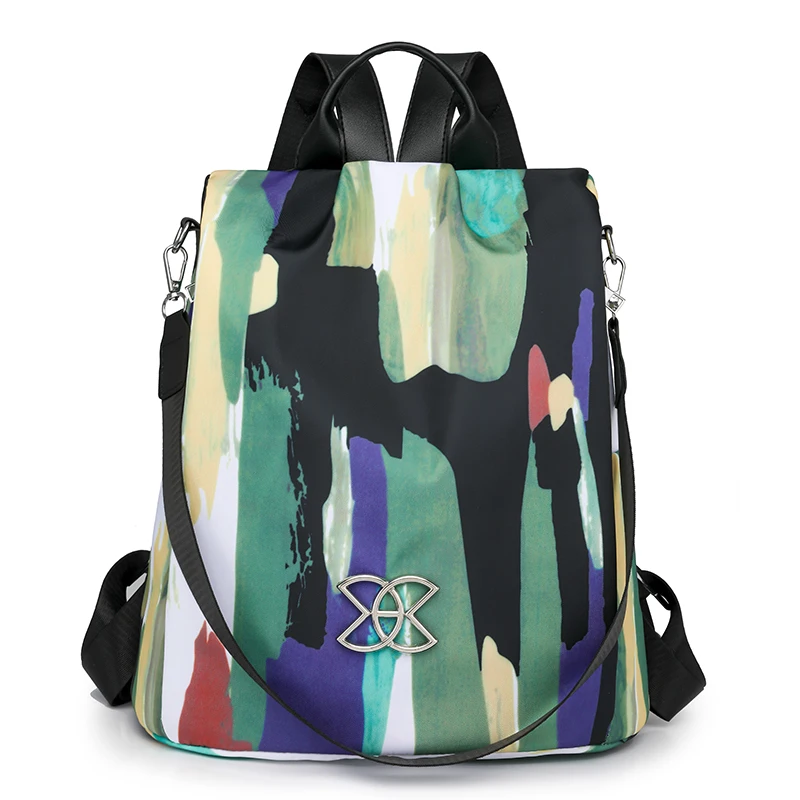 Sac à dos femme antivol en nylon - grande capacité - design moderne. – Image 9