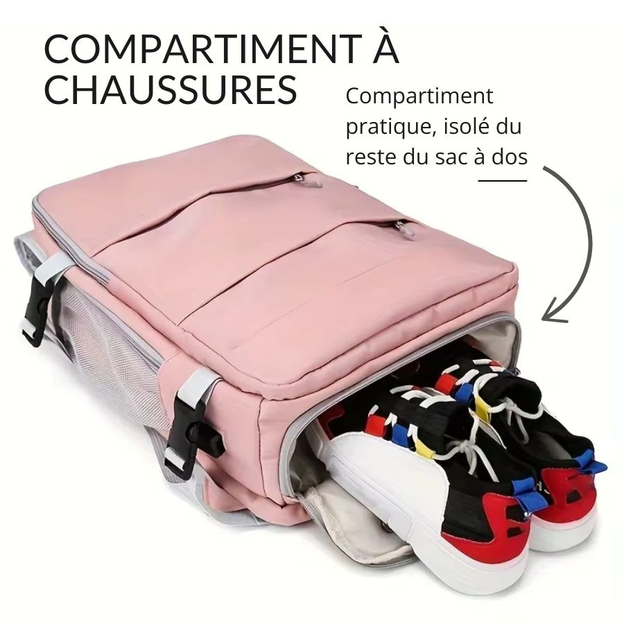 compartiment chaussures intégré